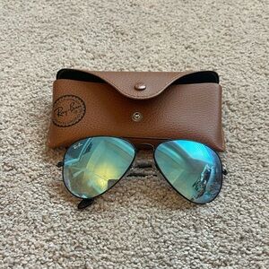 RayBan Aviator Sunglasses in blue